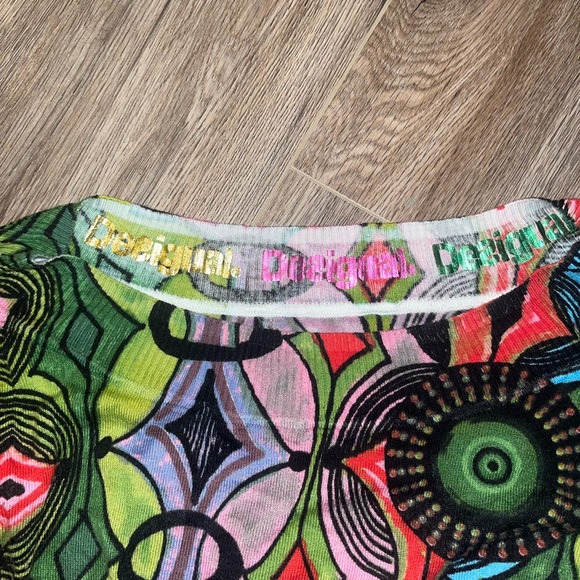 Desigual off the shoulder top - Picture 4 of 5